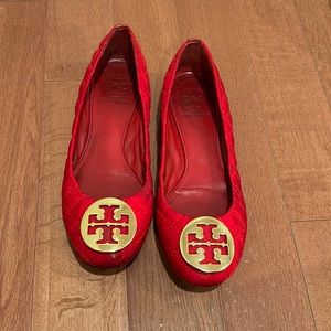 Red Tory Burch Flats